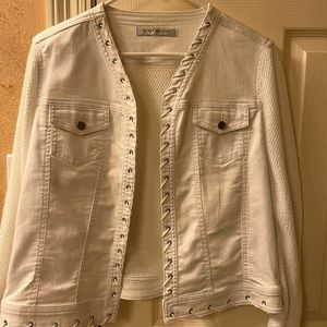 White denim jacket